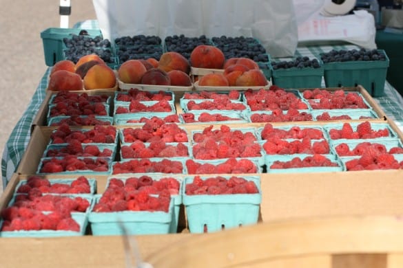 File photo. Fresh fruit at the farmers' market. 