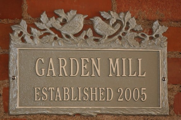 Garden Mill sign