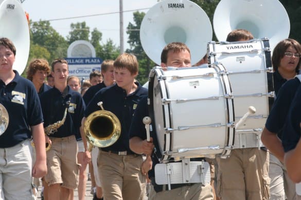 File photo of the Beach Middle School marching Band.