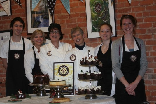 File photo. Glee Cake & Pastry staff readies for the anniversary/holiday celebration.
