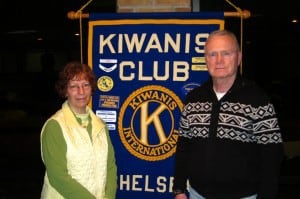 Courtesy photo. I'm pictured here with Kiwanis Club President Tom Ritter after speaking to the group in 2013.