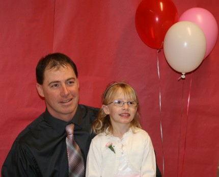 A scene from last year's  Daddy-Daughter dance.