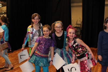 Courtesy photo. Some of the 40 duct tape fashion show participants.