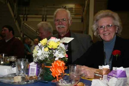 Familiar faces in the crowd at the Washtenaw County Ag Banquet.