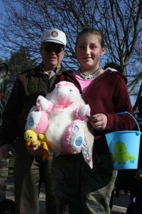 Madelyn Henson, 12, was a grand prize winner at her first Easter egg hunt. 