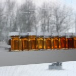 Variations in syrup color.