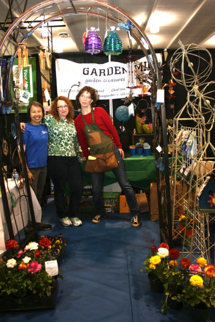 Inside The Garden Mill booth at the Chelsea Spring Expo.