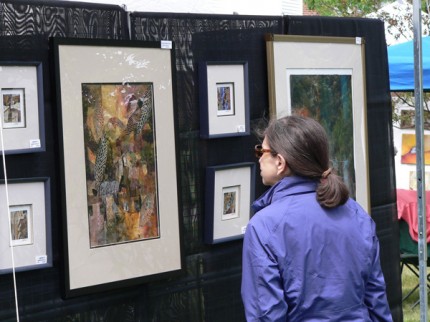 Courtesy photo. A scene from a previous Chelsea Painters Art Fair.