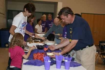 Survivors breakfast at last weekend's Chelsea Relay for Life.