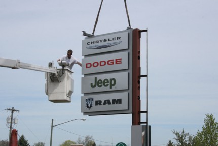 Photo by Alan Scafuri. Sign in place. 