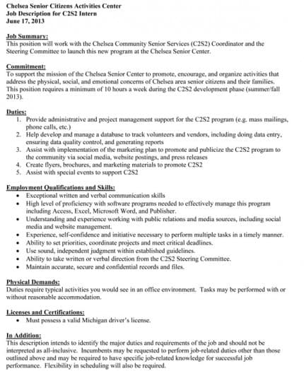 C2S2_intern_job_description