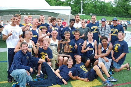 Courtesy photo of the State Champion Boys Track and Field Team.
