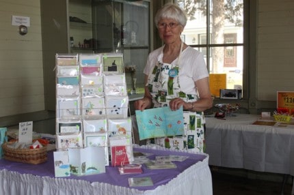 Helen O'Toole displayed some lovely cards, she can be reached at helenotoole@sbcglobal.net.