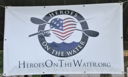 Heroes on the Water at Cavanaugh Lake.