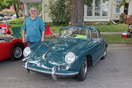 Frank Hammer and his 1961 Porche. It's one of only 1,048 made.