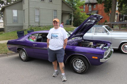 Rod Branham and his classic car.