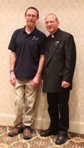 Citizen of the Year Burrill Strong and Lifetime Achievement Winner Fr. Joseph Rinaldo.  