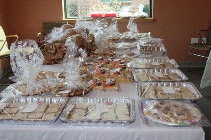 There were tables and tables full of baked goods at the Howard Hanna fundraiser Saturday.