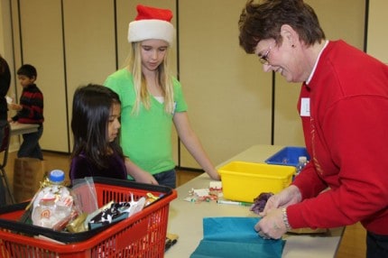 One of the most popular events at Hometown Holiday is the Children's Christmas Bazaar.
