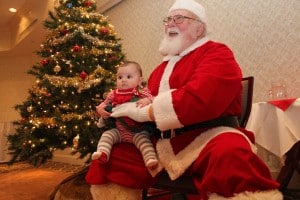 File photo. Children of all ages will have breakfast with Santa at the Village Conference Center at the Chelsea Comfort Inn Saturday morning. 