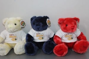 Close-up of the limited editon Teddy Bears. 