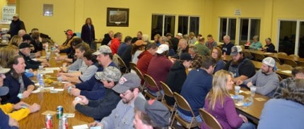 Photo by Chuck Reed. The Friday night euchre tournament at the Legion. 