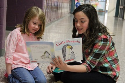 A scene from Tuesday's K-Day at Beach Middle School. 