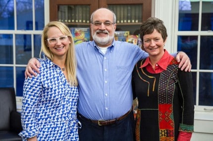 Photo by Burrill Strong. Authors Jennifer Holm, David Lubar and Sue Sch visited Chelsea a week ago today during Authors in Chelsea. 