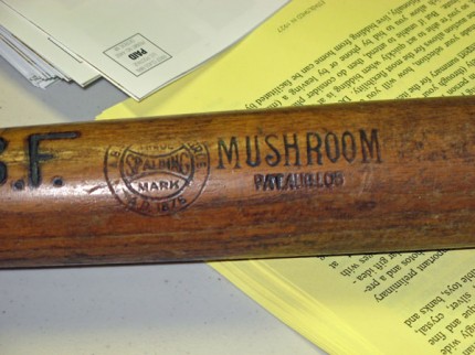 Courtesy photo of another antique bat that was appraised. 