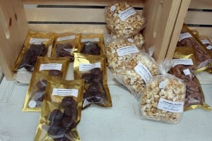 Snag a sweet or nutty treat from Janet's LLC.