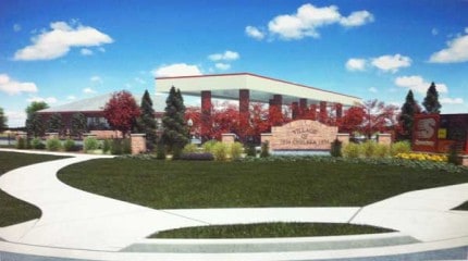 Artist's rendering of the proposed Speedway