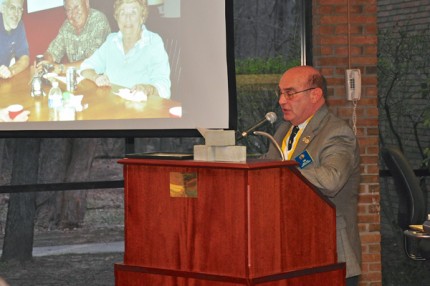 Courtesy photo by John Knox. Sam Vogel highlights the early years of the Kiwanis Club of Chelsea.