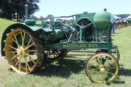 One of the many Waterloo Boy tractors at the 21st Annual Bollinger's Pond Annual Gathering.