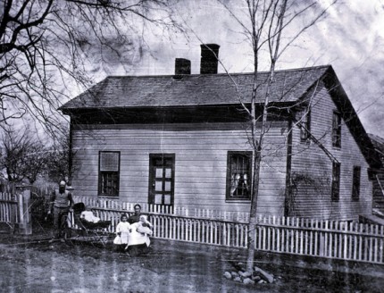 Courtesy photo. Miller's House in Trist about 1870.