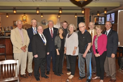 Courtesy photo. The Kiwanis Club of Chelsea officers and board members pictured here from left to right: Jim Randolph, Neil Horning, Ray Kemner, Joe Schuering, Thuy Bui, Gene Miller, Mary Shroer, Tom Ritter, Bob Milbrodt, Marianne Knox and John Knox. Missing here are Marcus Kaemming and Fred Model.