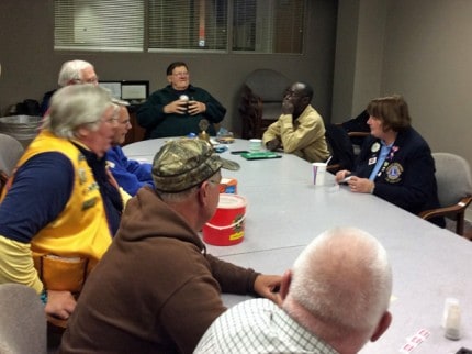 Courtesy photo. A scene from a recent Chelsea Lions Club meeting. 
