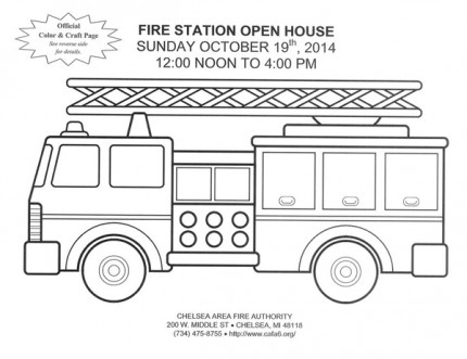 Images Of Fire Truck Drawing Front