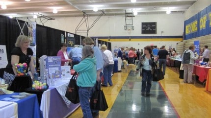 Courtesy photo. Crowds learn more about local businesses and non-profits at a previous Spring Expo at the Chelsea Senior Center.