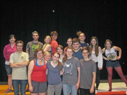 Courtesy photo from Katherine Altman. The cast of Much Ado About Nothing.