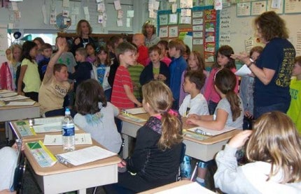 Photo by Lisa Carolin. Inside a third-grade classroom at North Creek Elementary School. 