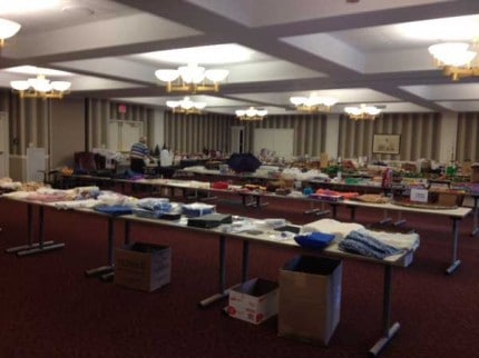 Courtesy photo. A view of a previous Silver Maples rummage sale. 