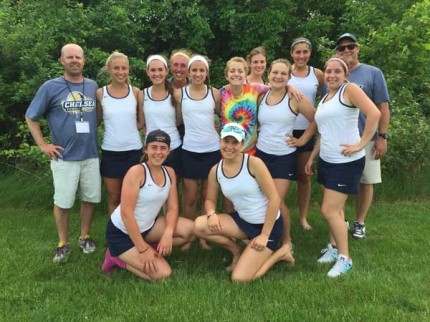 Courtesy photo of the Chelsea girls Tennis Team that finished 7th in the state. 