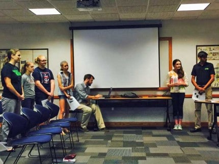 Courtesy photo. SRSLY students presented information about their trip to Washington, DC at the June 8 Chelsea Board of Education meeting. 