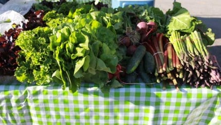 Look for more and more different types of vegetables at the Saturday Farmers Market.