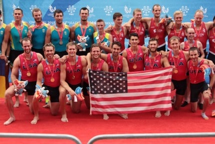 Courtesy photo. U.S. Rowing gold medalists.