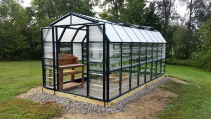 Courtesy photo. Jennifer Fairfield's new greenhouse.