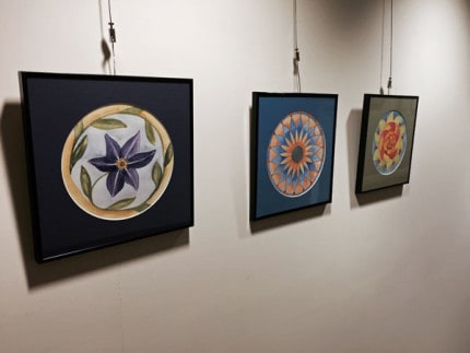 Courtesy photo. Mandala exhibit at Silver Maples' Gallery 100.