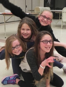 Courtesy photo. Pictured are Bella Hagen, Charleye Browning-Perry, Ashlan Hodel and Eva Reese. 