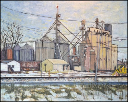 Courtesy photo. Caryle Crisler's painting of The Granary.