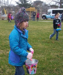 Photo by Lisa Carolin. Another scene from the annual Kiwanis Egg Hunt. 